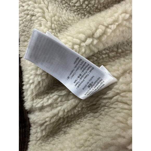 WALLACE & BARNES sherpa lined japanese Kaihara demin jacket coat sz XL NWOT - Picture 5 of 9